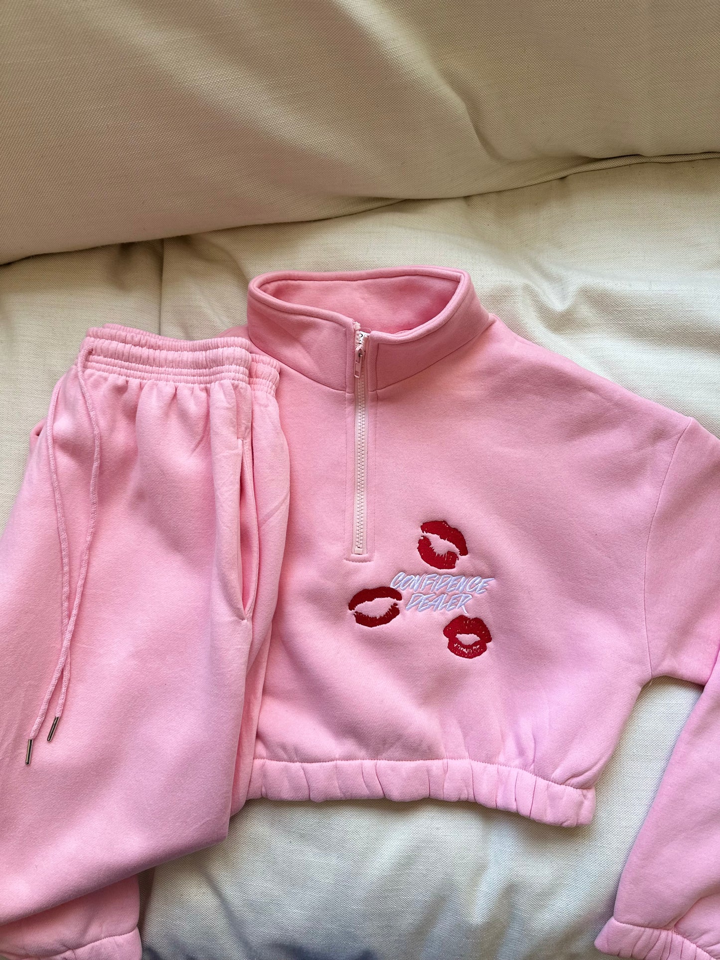 Rose Quartz Crop Sweater