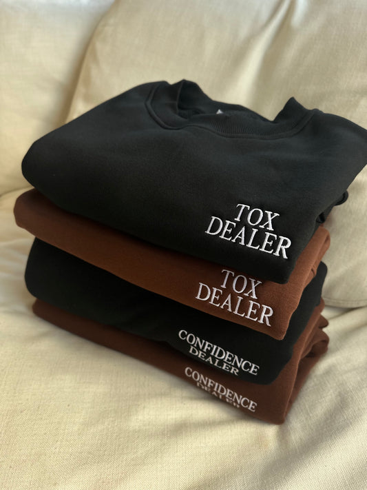 Minimalist 'Tox Dealer' Crewneck